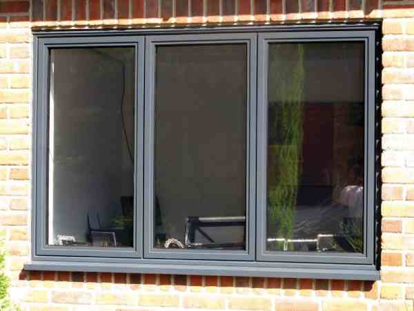Grey Aluminium Windows High Wycombe