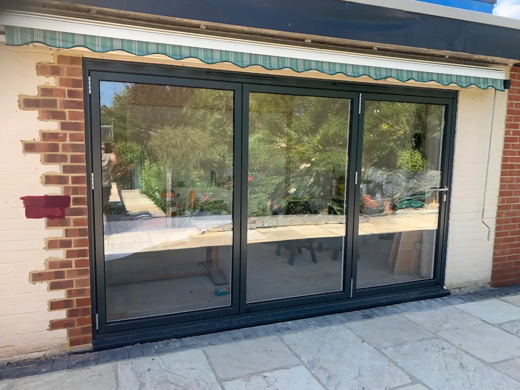Unifold HI - Anthracite Bifold Door Installation Hertford