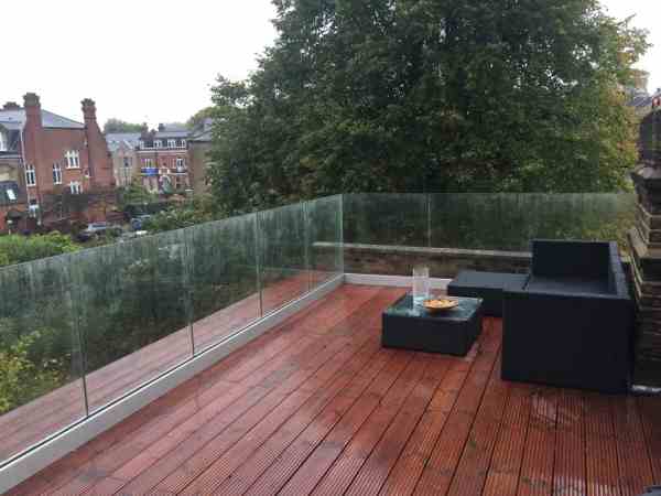 Glass Balustrade Decking Enfield