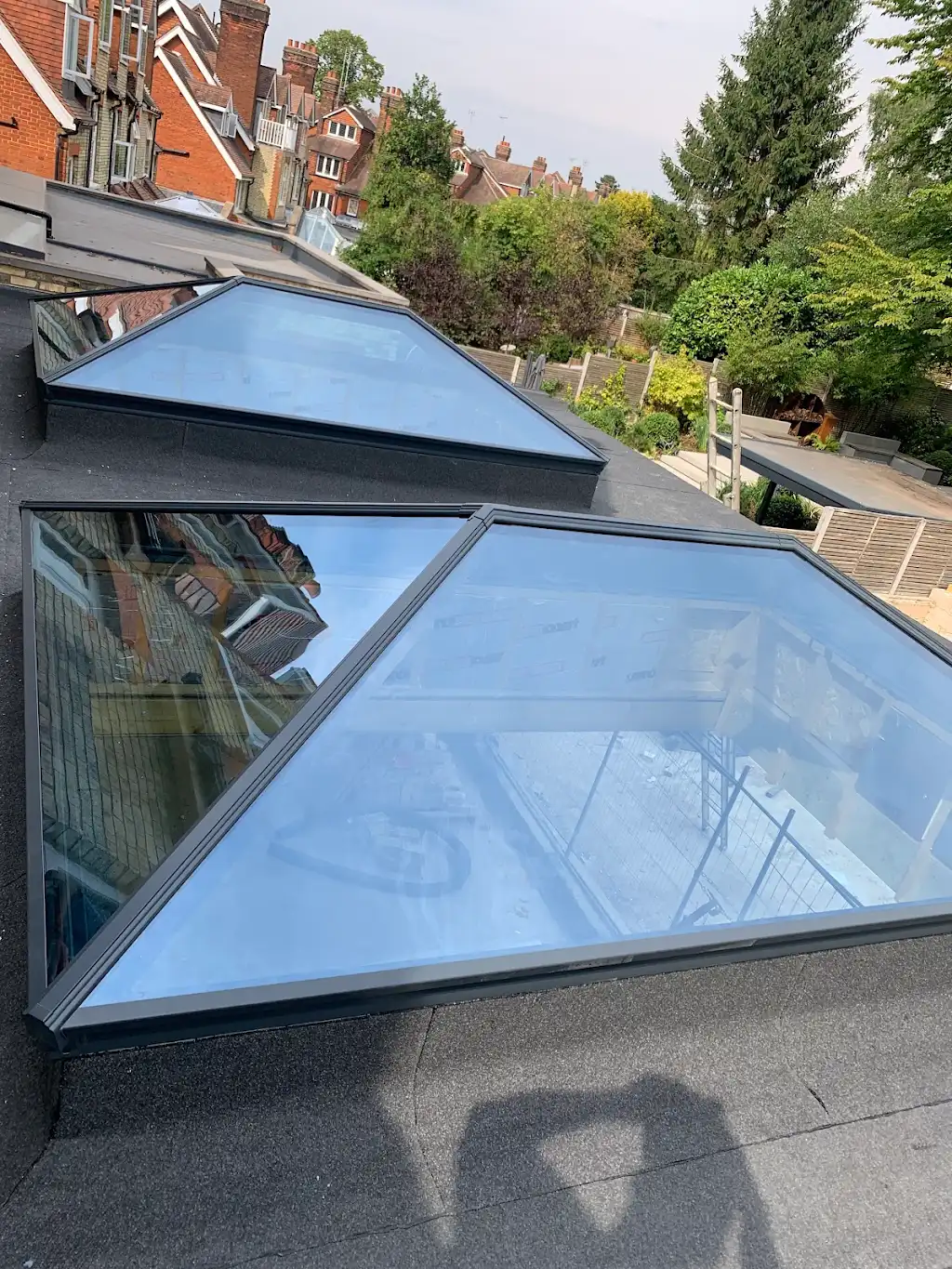 Dual Rooflight Install Bricket Wood