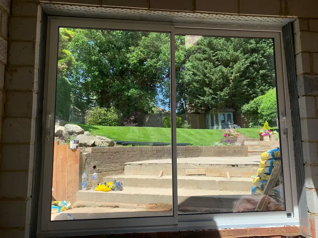 EdgeGlide - White Aluminium Sliding Doors Enfield