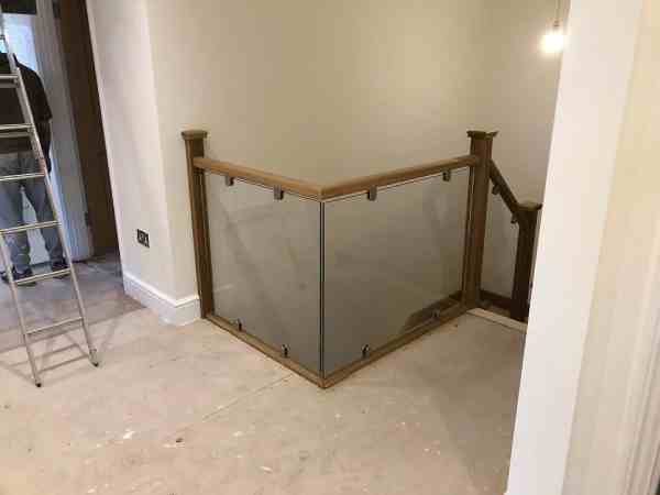 Staircase Glass Balustrades London Colney
