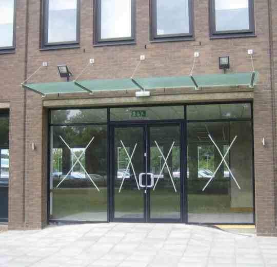 Shop Front Glass Bricket Wood