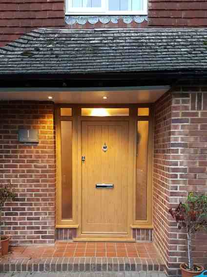 Timber Look Composite Entrance door Welwyn Garden City