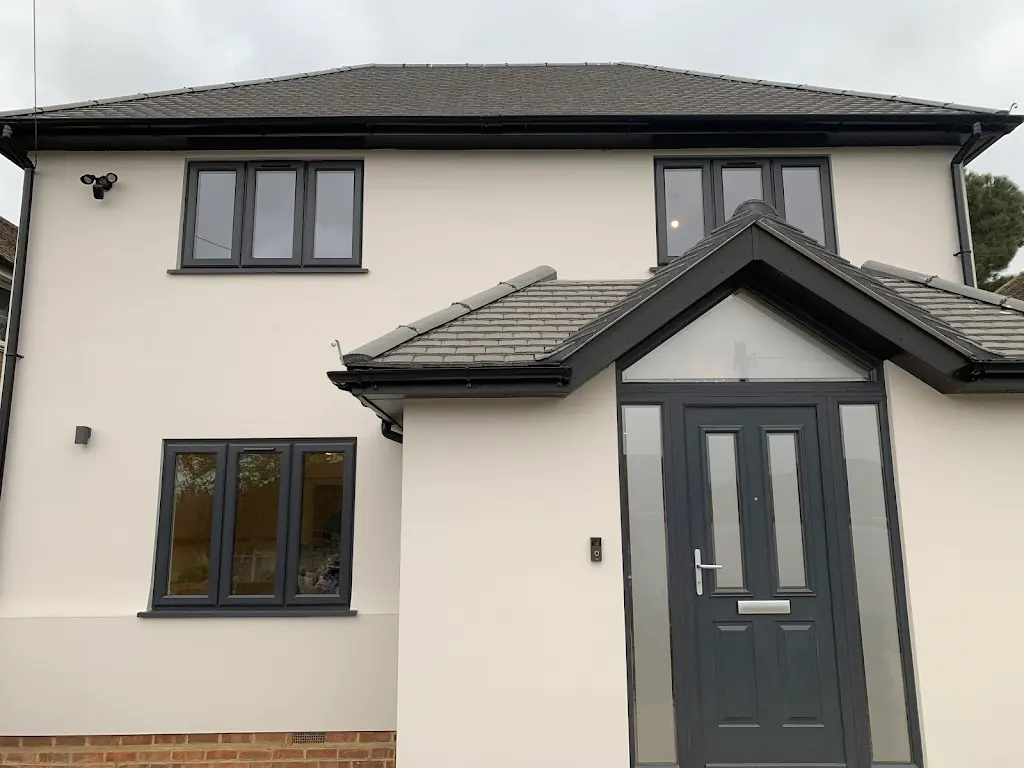 Liniar Casement - Grey UPVC Window Installation