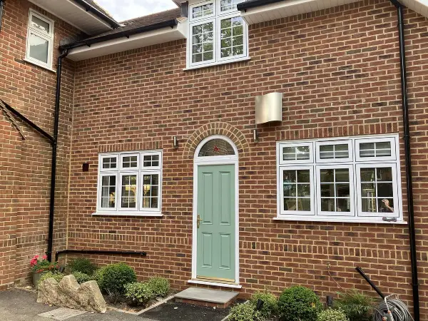 White Flush Timberlook Double Glazing High Wycombe